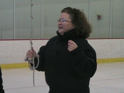 Figure Skating Video Shows Double Axel In Harness (Sheila Thelen)