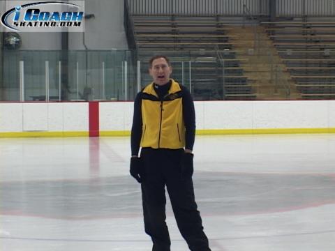 Adult Ice Skating: Back Spin (Trevor Laak)
