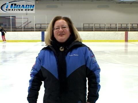 Figure Skating Split Jump with Champion Cords (Sheila Thelen)