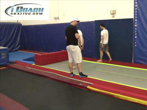 Trampoline Training For Figure Skaters, Part 2 (Kori Ade, Vincent Restencourt)