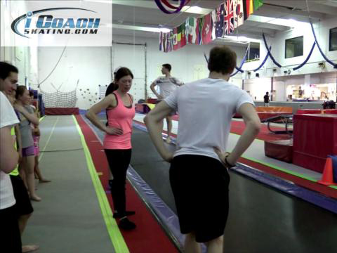 Trampoline Training for Figure Skaters, Part 3 (Kori Ade)