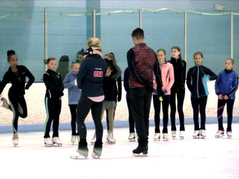 Backward Crossovers With Power (Madison Hubbell and Zachary Donohue)