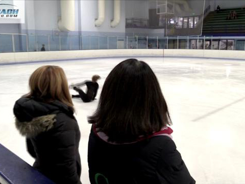 Double Axel Lesson Continued (Audrey Weisiger)