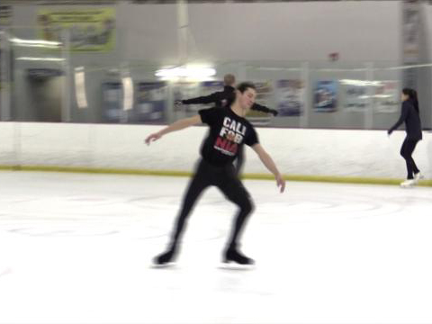 Quad Salchow With Jason Brown (Vincent Restencourt)
